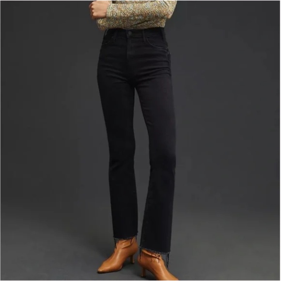 Mother The Hustler Ankle Fray Jeans in Encounters At Night 28 NWT - Picture 3 of 11